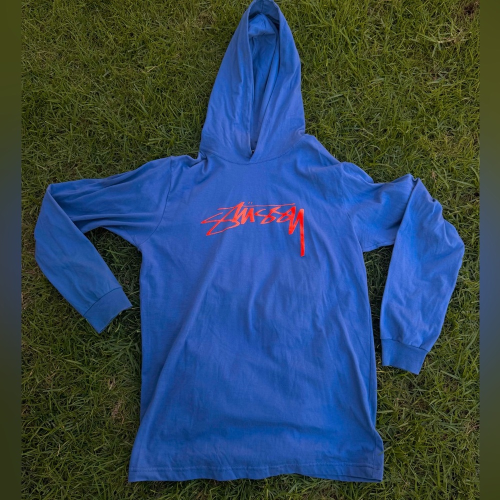 Stussy light Blue Pullover.